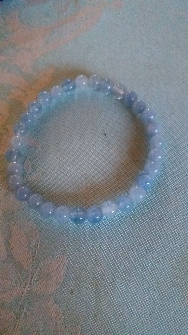Armbänder & -reifen: Armband Aquamarin – Neu und originalverpackt aus Wünnewil von 04Blume